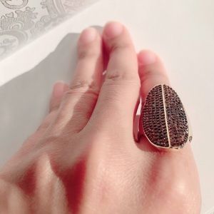 Henri Bendel. Tribal Bendel Rocks Rings .Sz8